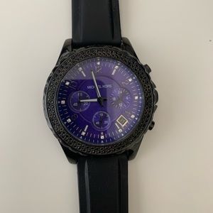Michael Kors Black and Blue Watch